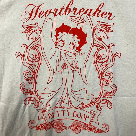 Betty Boop Heartbroken Graphic Design T-Shirt XL - Picture 2 of 4